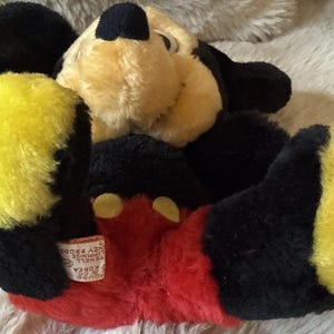 WALT DISNEY Vintage Micky Maus Plüsch Stofftier Made in Korea Bild 6
