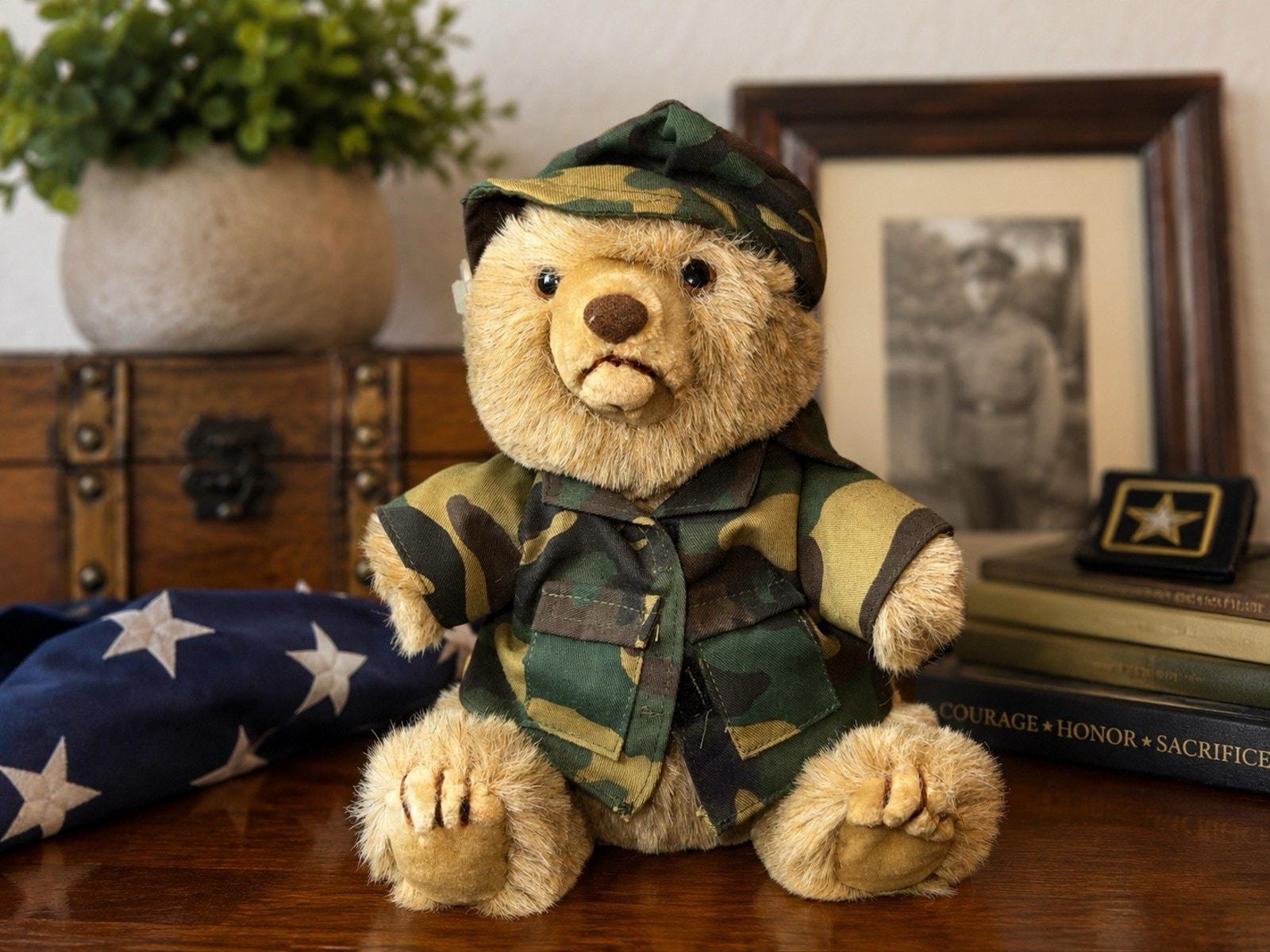 Military teddy bear - Etsy 日本