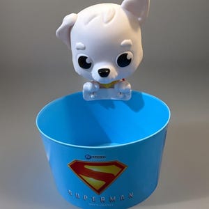 スーパーマン　クリプト　海外限定　ポップコーンバケツ　ポップコーンバスケット 2025年スーパーマン クリプトポップコーンバケツ リーガル限定 - 新品