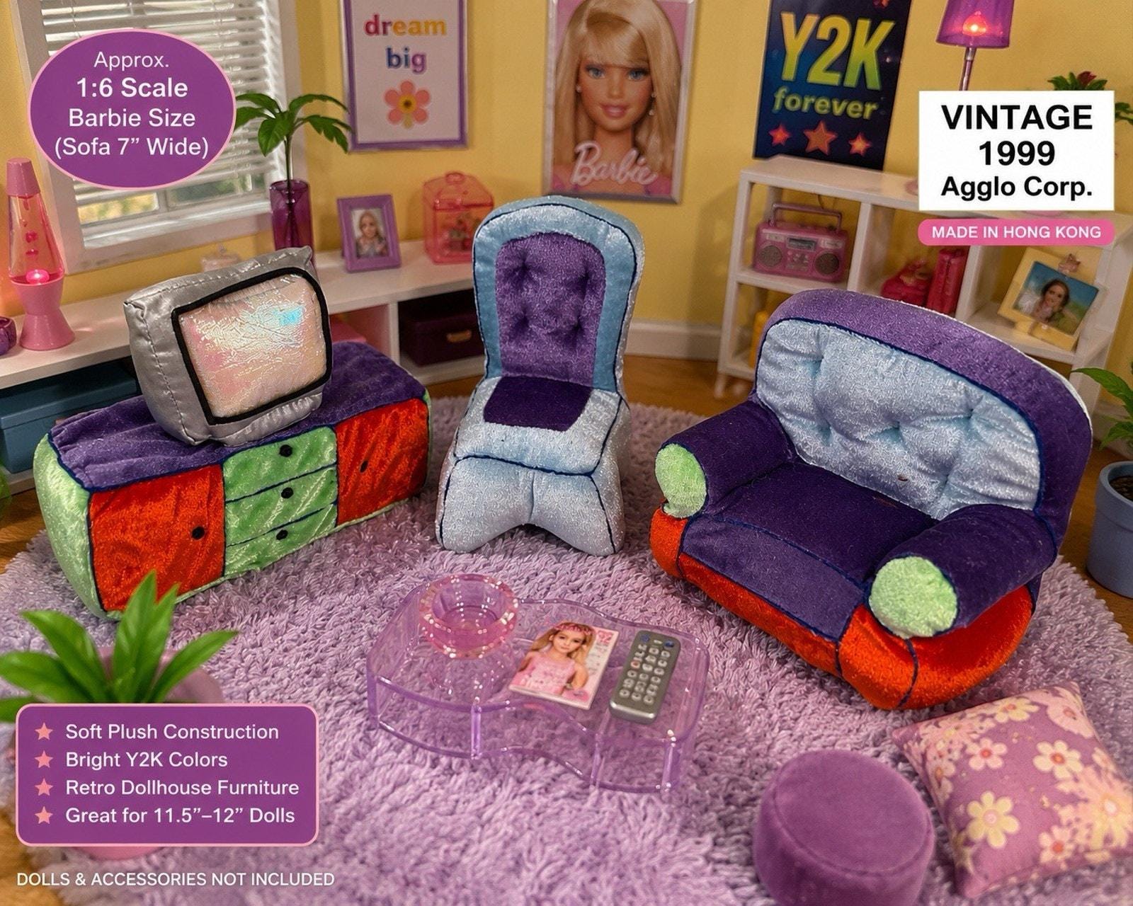 バービーブティック　Studio L.A. ディスプレイスタンド Barbie Tv Stand - Etsy
