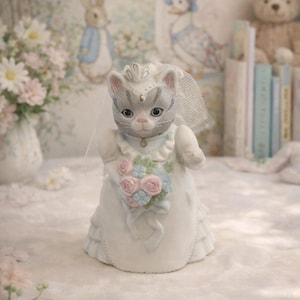 Kitty Cucumber Figurines - Etsy