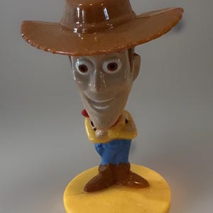 Disney Pixar Toy Story Woody 3” Bobblehead Figure Kellogg’s Cereal Promo Toy image 1