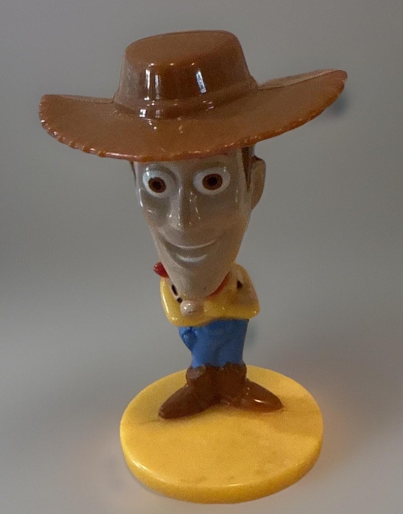 Disney Pixar Toy Story Woody 3” Bobblehead Figure Kellogg’s Cereal Promo Toy image 1