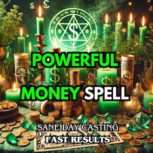Powerful MONEY And Success Spell, Wealth & Abundance, Job + Career Manifestation Spell Same Day Casting
