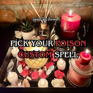Personalized Ritual Candle, Custom Magic Energy Work for Love, Luck, Banishing & More - Create Your Own