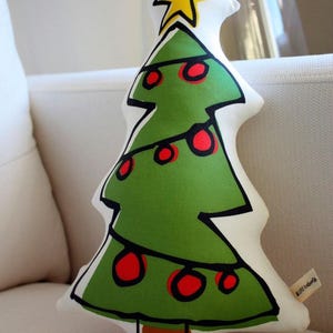 Julgransplysch i linne-bomull, mini eller vanlig, tillverkad i USA bild 1