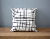 18" Organic Cotton Pillow - PLAID - housewares