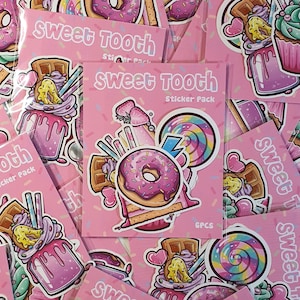 Stickerpakket Sweet Tooth