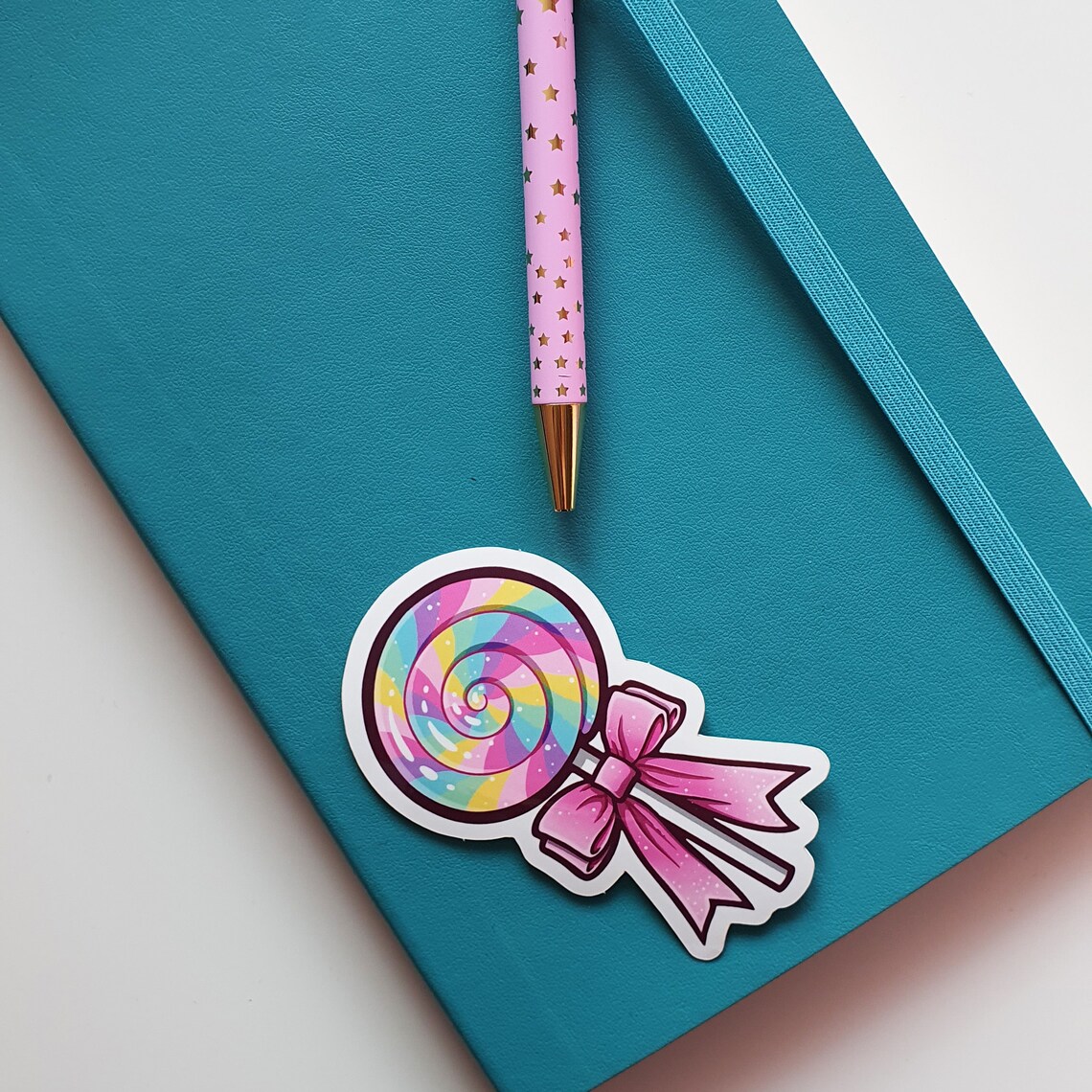 R for Rabbit Lollipop Lite- Rainbow