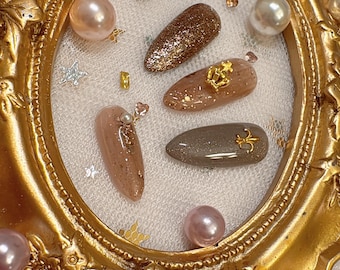 Your Majesty press on Nails * Press on Nails * Hand Made Press ons * *Handmade nails * 3D press on nails * Acrylic nails *