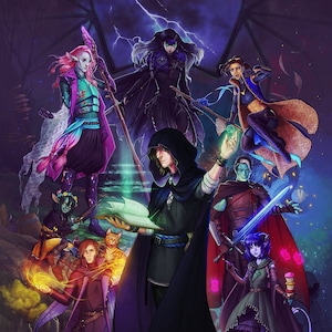 Critrole M9 & DM Art Print - Multiple Sizes Available - "HDYWTDT?"