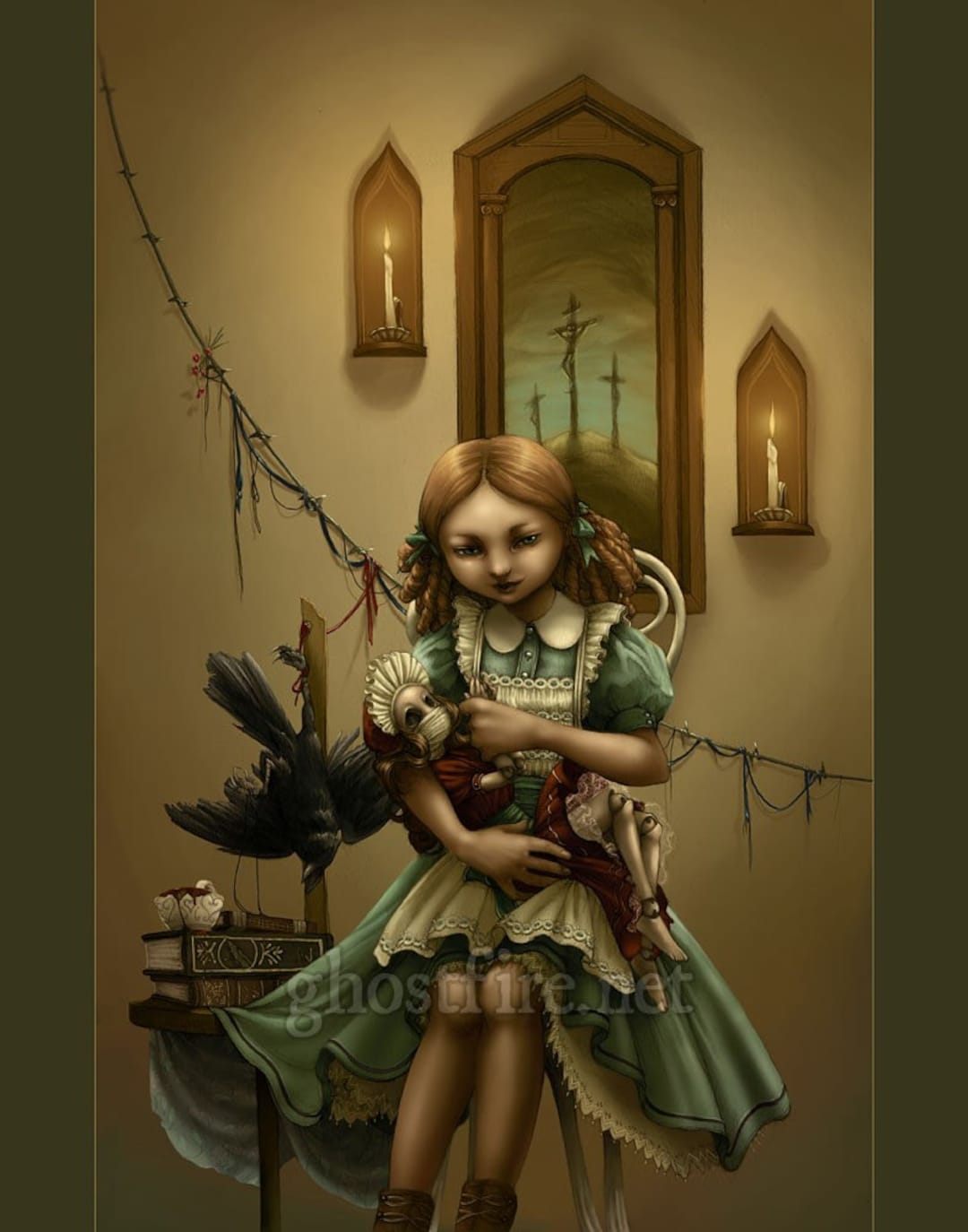Haunted & Creepy Little Girl Lolita With Eyeless Ball Jointed ...