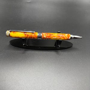 Candy Corn chrome Magnate  Ballpoint Pen