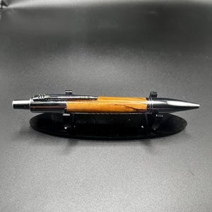 Bethlehem Olive  Wood Vesper Clicker Ballpoint Pen