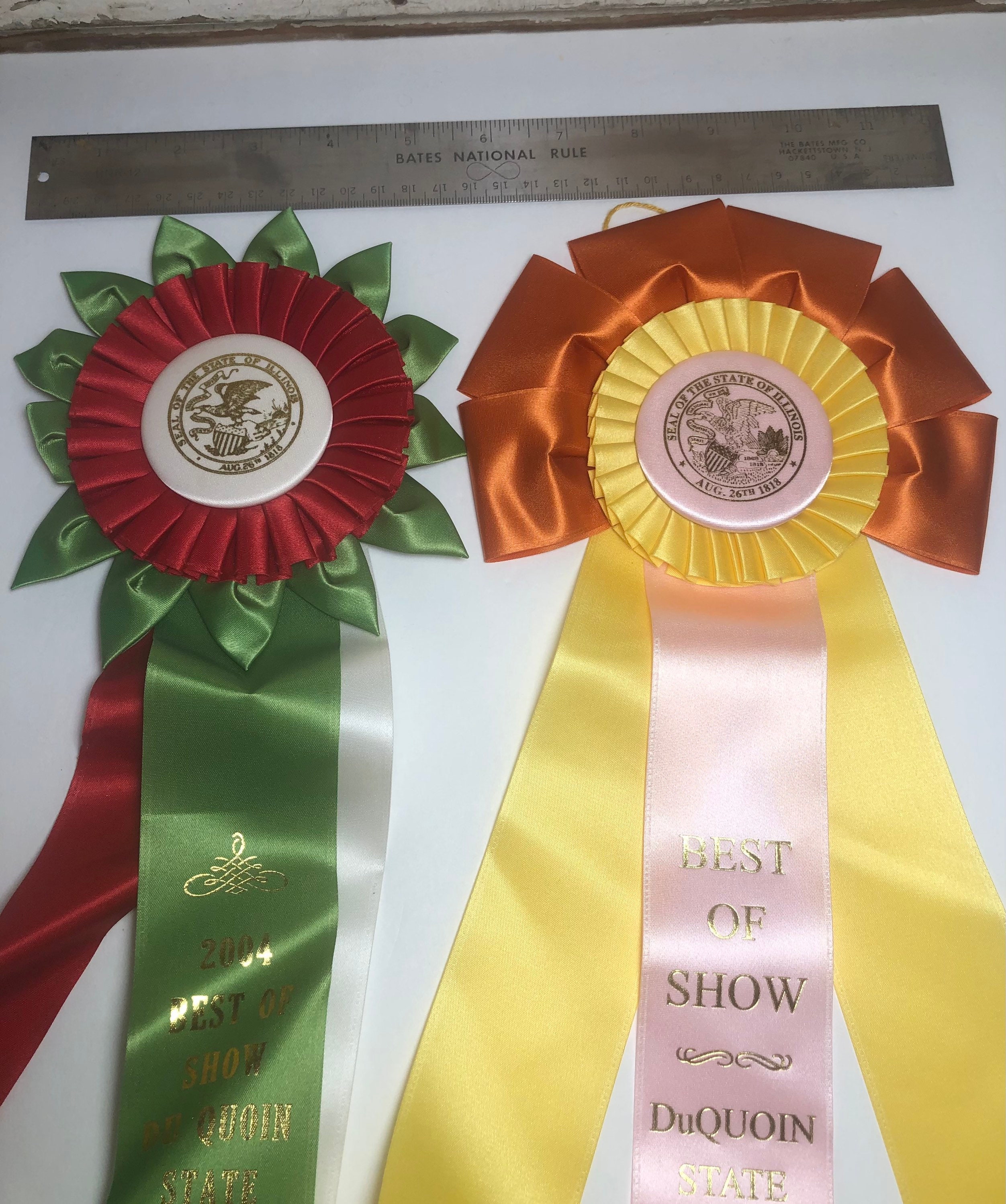 Vintage Illinois Fair Award Ribbons Vintage Ribbons Country Etsy