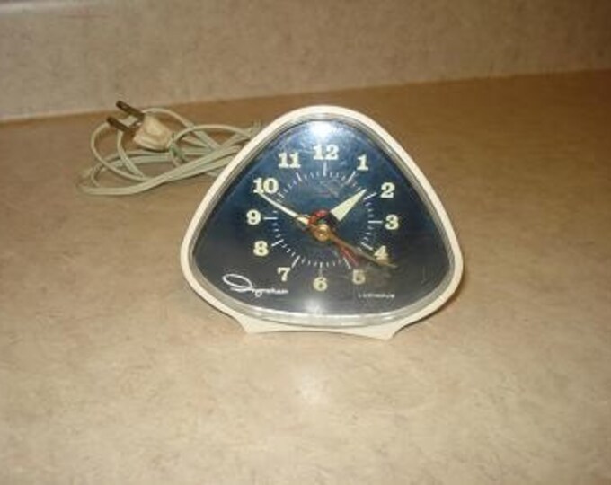 Vintage Ingraham Luminous Alarm Clock SALE SALE SALE Etsy