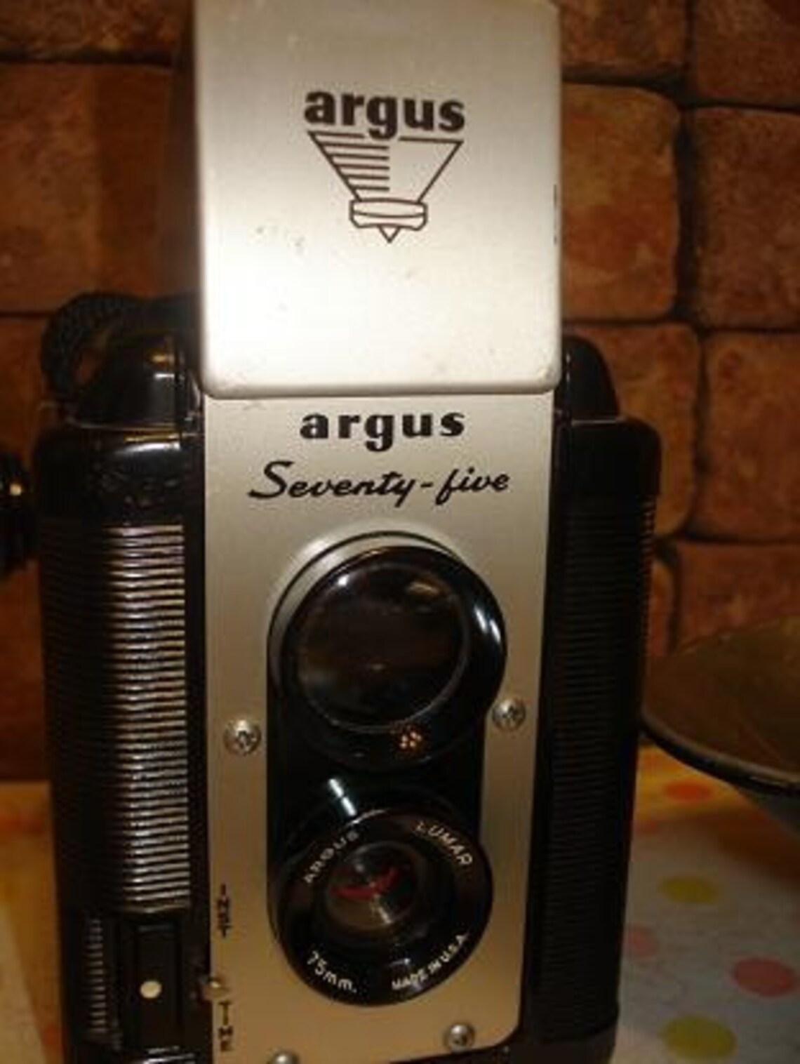 Vintage Argus 75 Camera w/ Flash and Leather Case b Etsy