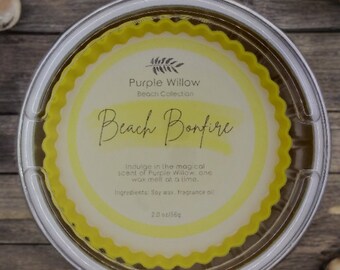 Beach Bonfire Soy Wax Melt, Summer Scented Home Fragrance