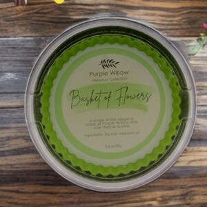 Basket of Flowers Wax Melt, Soy Wax Melt, Floral Scent, Garden Scent, Fresh Scent, Floral Scent, Summer Scent, Spring Scent, Home Fragrance