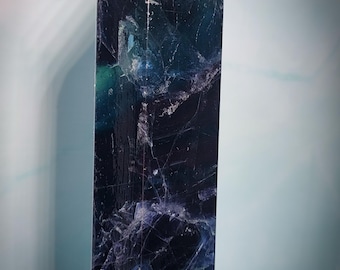 Black Rose Fluorite Crystal Tower Strong UV reaction