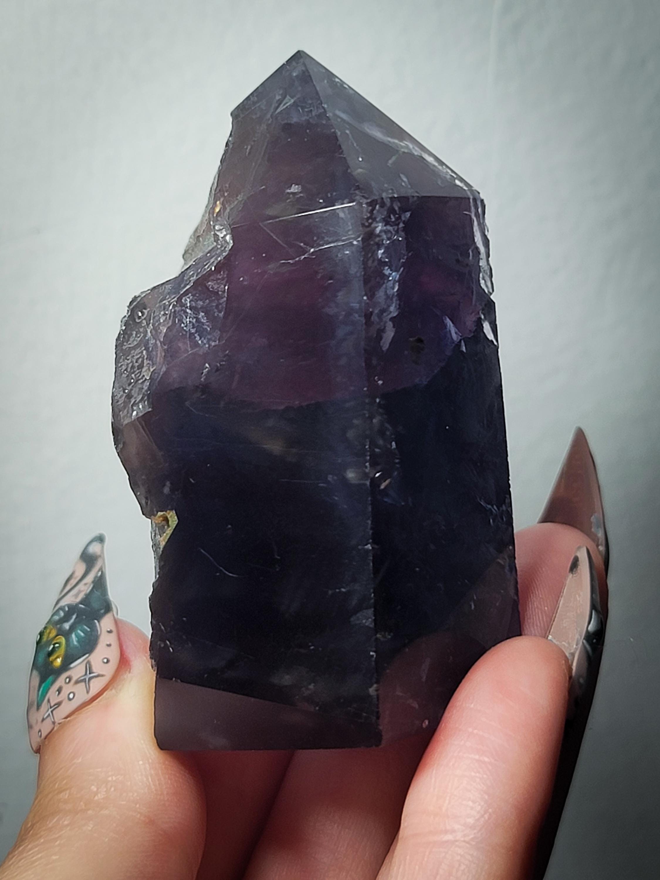 ブラックローズフローライト Black rose fluorite - Etsy 日本