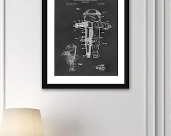 Retro Space Decor | 1968 NASA Astronaut Suit | Innovative Space Exploration Design | Wall Art for Space Lovers | Space Art