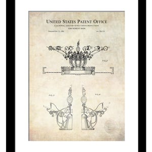 Vintage Elephant Ride Print | 1986 Walt Disney Productions Ride Patent | Gift for fan of Dumbo and Disneyland