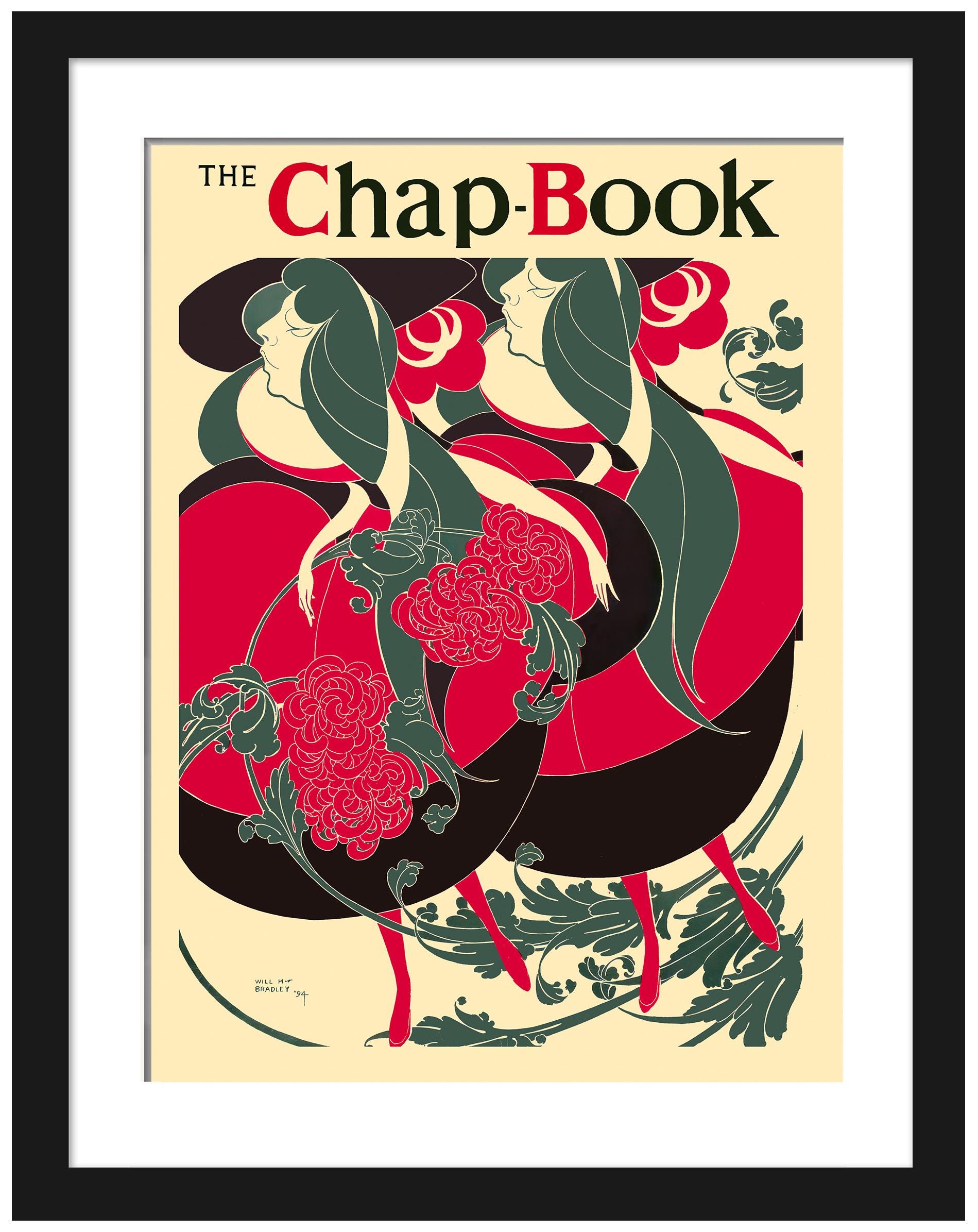 Art Nouveau Poster | Reproduction of the Twins, a Chapbook Cover