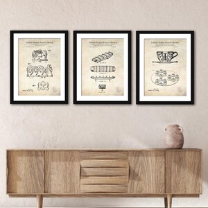 Classic Amusement Ride Prints | 1950s Disneyland Ride Patents | Teacups, Mad Hatter and Small World | Gift for Disney Park Enthusiasts