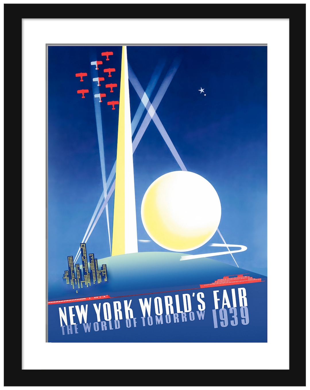 NY 1939 World's Fair Art | Reproduction of Vintage World Fair Poster ...