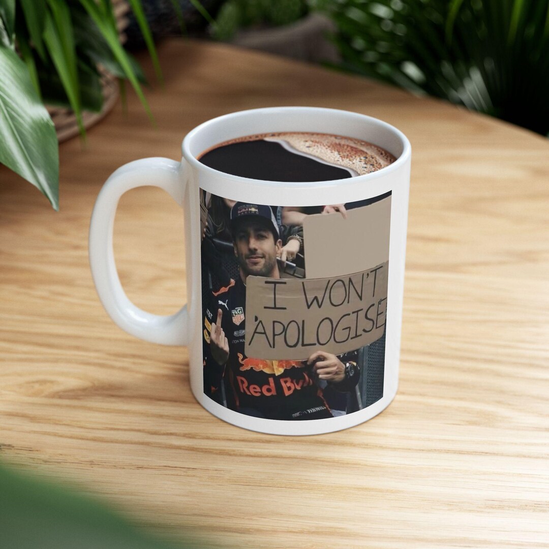 Daniel Ricciardo F1 Meme Mug - Etsy