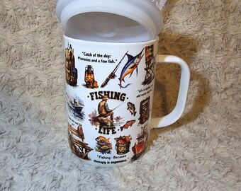 Dad&#39;s Fishing Coffee Cup