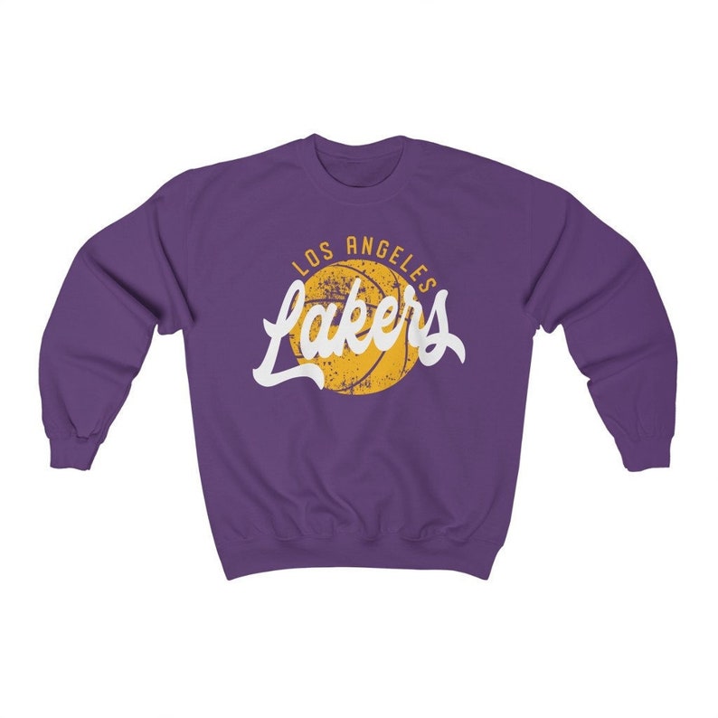 lakers crew neck