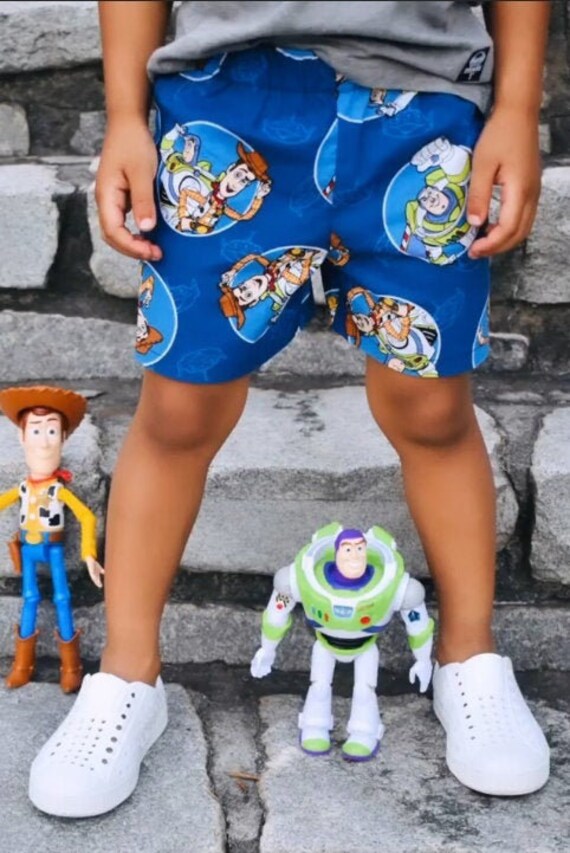 Toy Story Toddler Shorts Disney Shorts Cotton Shorts Kids Etsy