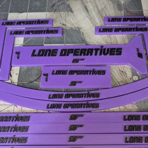 40k Deployment & Measurement Tools -Custom Text/Logo