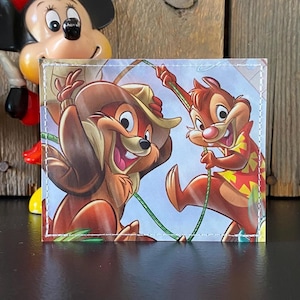 Chip & Dale Rescue Rangers Disneyland Map Mini Wallet