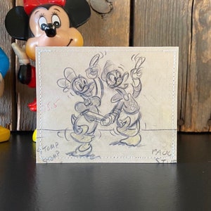 Donald & Daisy Sketch Disneyland Map Mini Wallet