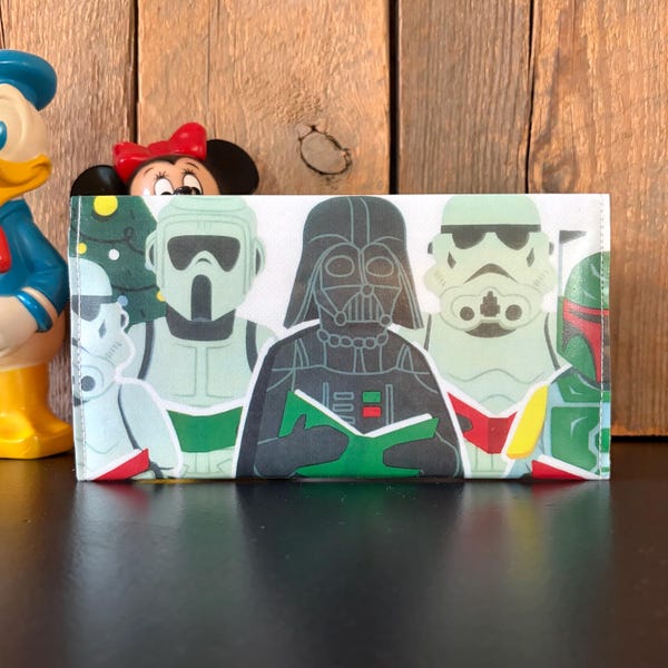 Star Wars Christmas Disneyland Map Clutch