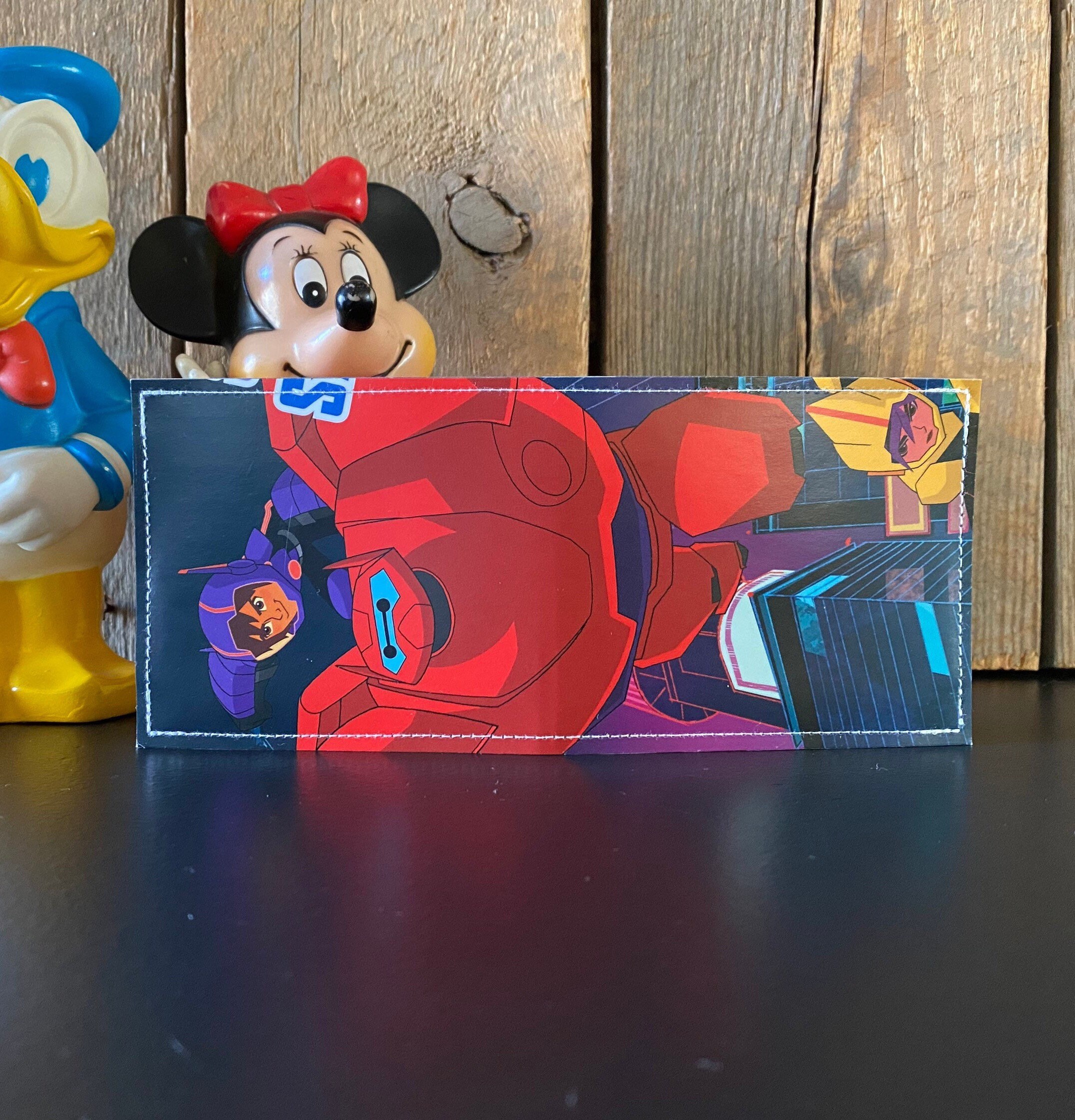Baymax & Hiro Disneyland Map Wallet Etsy UK