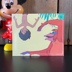 Mowgli & King Louie Disneyland Map Mini Wallet