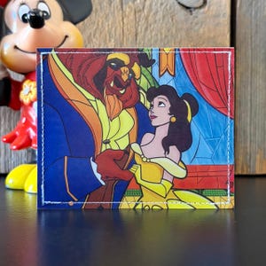 Beauty & the Beast Disneyland Map Mini Wallet