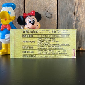 D Ticket Disneyland Map Wallet