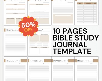 Printable Journal, Christian Journal, Daily Gratitude Journal, Bible ...