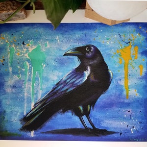 12x9 Raven Giclée Print