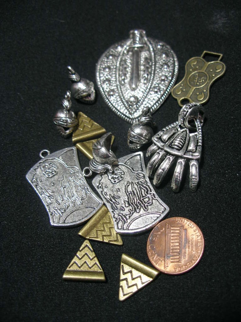 Armor Assortment Protection Charms Pendants 15 Game of Etsy