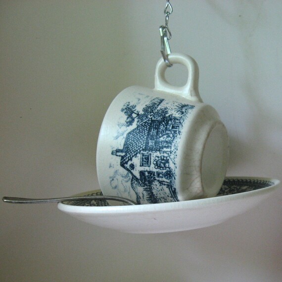 Vintage Country Scene Pattern Dishes Made In Chile With Spoon Etsy