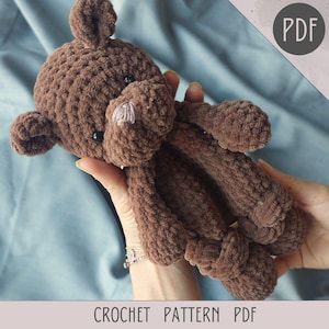 Crochet Bear | Snuggler Crochet PATTERN | PDF crochet pattern snuggle bear | DIY amigurumi | Crochet Pattern | Easy Crochet Pattern