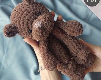 Crochet Bear | Snuggler Crochet PATTERN | PDF crochet pattern snuggle bear | DIY amigurumi | Crochet Pattern | Easy Crochet Pattern