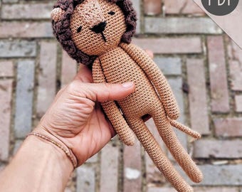 Mr. Lion Crochet Pattern | crochet lion pattern | amigurumi lion toy PDF tutorial