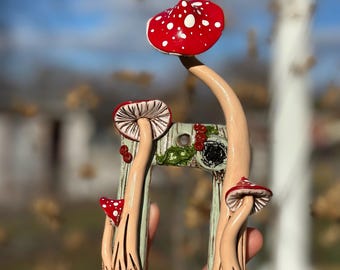 Licht Kippschalter Abdeckung | Rote Pilze